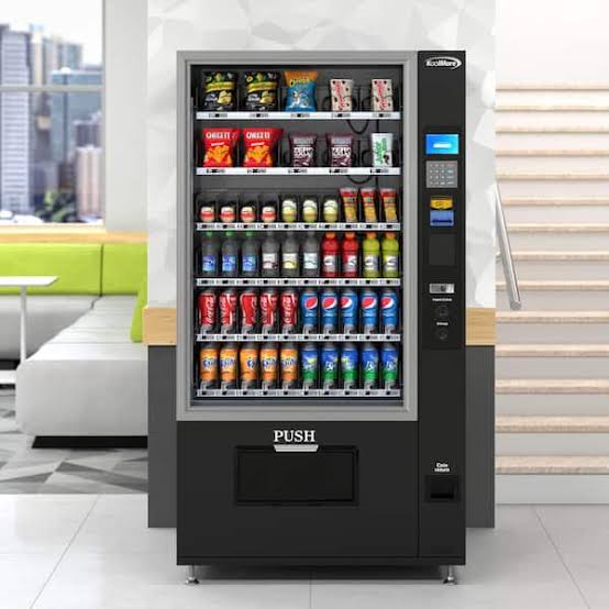 Modern combo snack and drink machine
